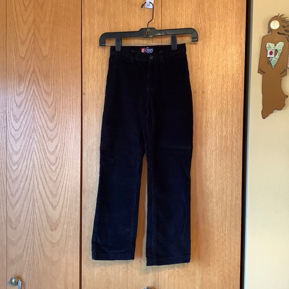 Chaps Ralph Lauren size 7 boy’s black corduroy pants cords adjustable waist EUC - Picture 3 of 5